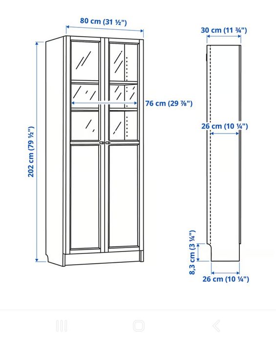 Witryna IKEA Billy