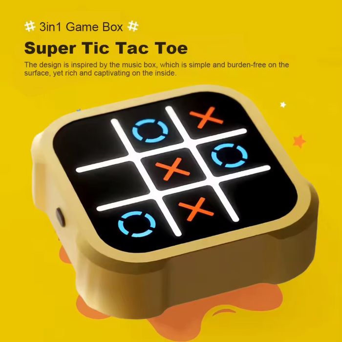 Хрестики нуліки "Tic-Tac-Toe Bolt Game 3 в 1" з акумулятором