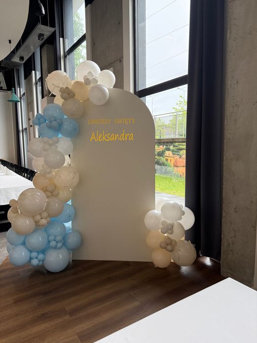 Ścianka Balonowa Dekoracje Balonowe Ścianki Komunia Chrzciny Urodziny Kraków i okolice