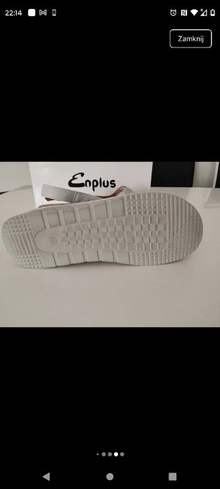 Ażurowe sandały na kliniku -Enplus