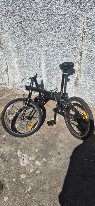Bicicleta dobrável B'Twin Tilt 20" — alumínio, 6 velocidades Shimano