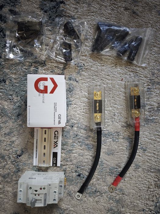 Interruptor de transferência automática 220v e 40A p/ fotovoltaico