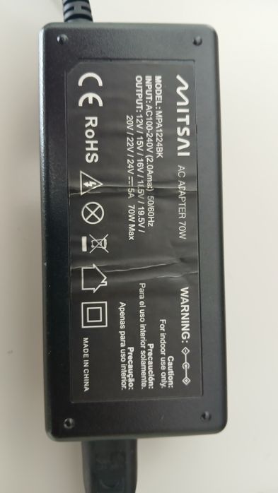 Carregador Mitsai entrada ASUS 70W