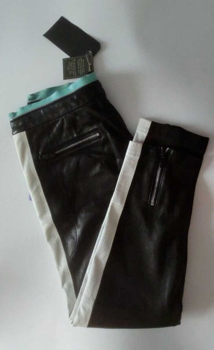 Rag & Bone USA новые кожаные брюки 100% оригинал US4 из США $700 кожа
