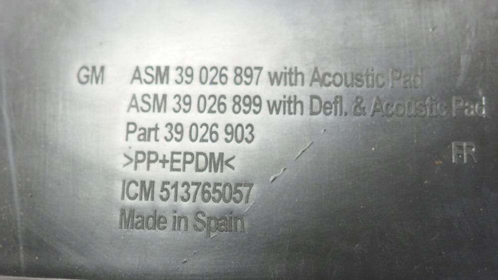 opel corsa e nadkole lewe przód 39026903