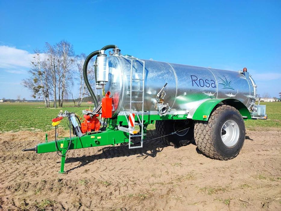 Wóz asenizacyjny ROSA 10/R1 10000 litrów  - beczkowóz, beczka
