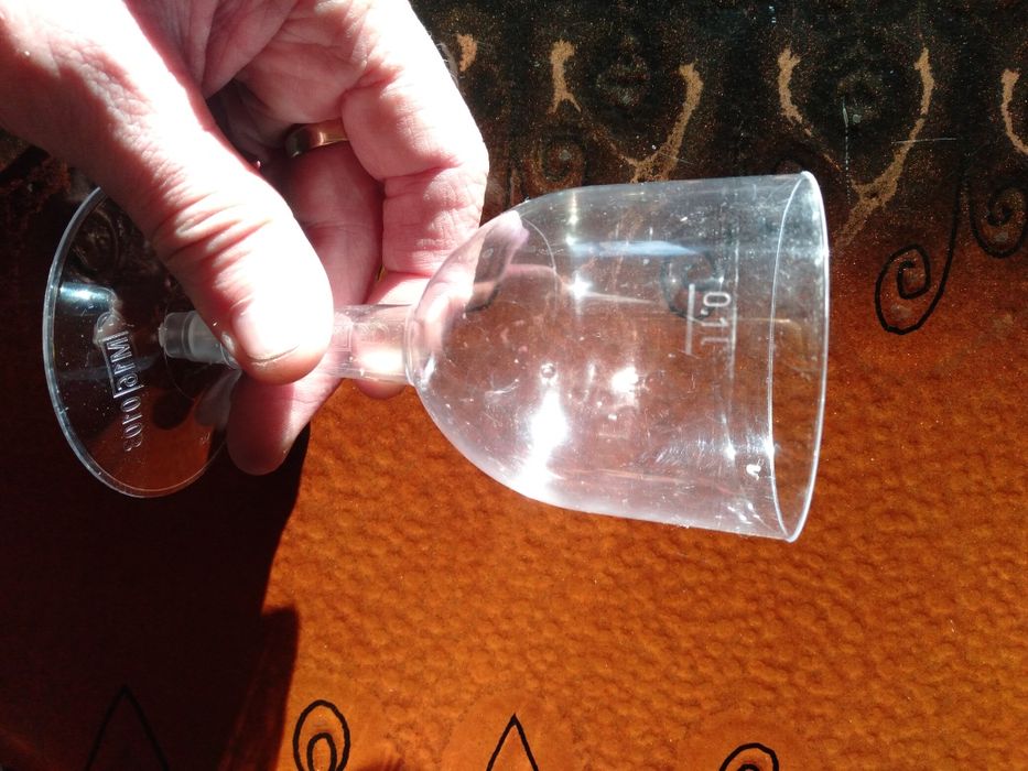 Kieliszki do szampana plastikowe.