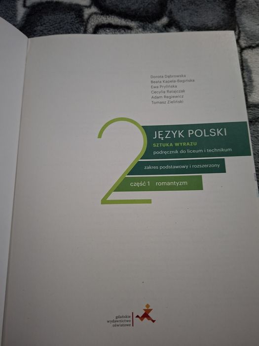 Język polski sztuka wyrazu 2 część 1 romantyzm