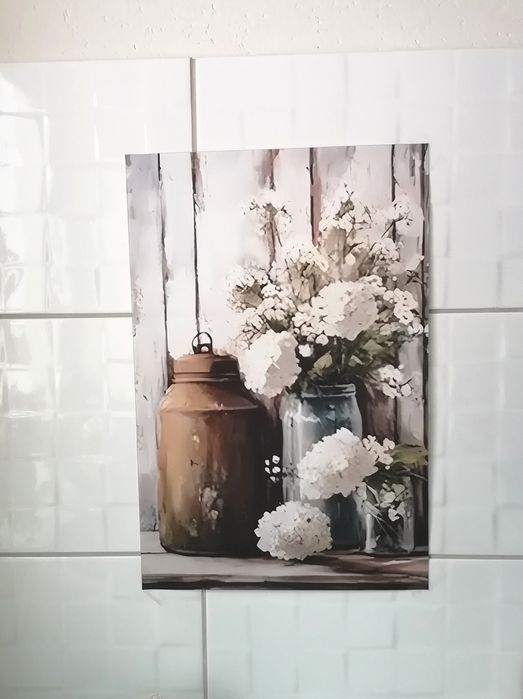 Rustykalny obraz farmhouse wiejski francuski styl