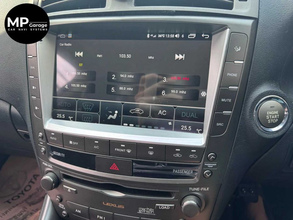 Lexus IS200/250/300 Radio Android_14 CarPlay/AndroidAuto 4G Qled LTE Montaż Gwarancja !!!