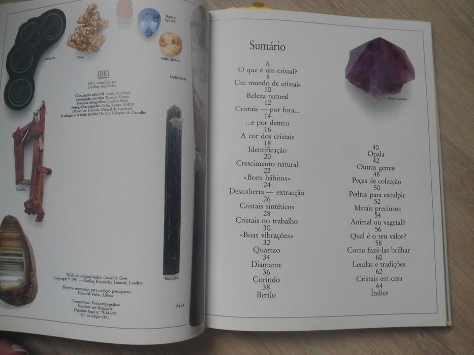 Cristais e Gemas - Enciclopédia Visual Verbo nº 29