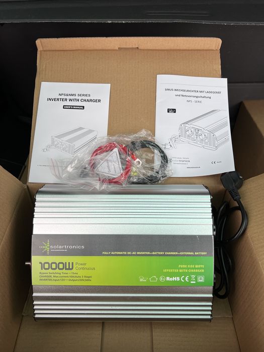 Inversor Solar De Onda Sinusoidal Pura Potencia 1000W/1500W/2000W/2500