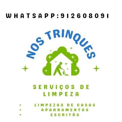 Limpezas de casas, apartamentos, lojas e Airbnb.