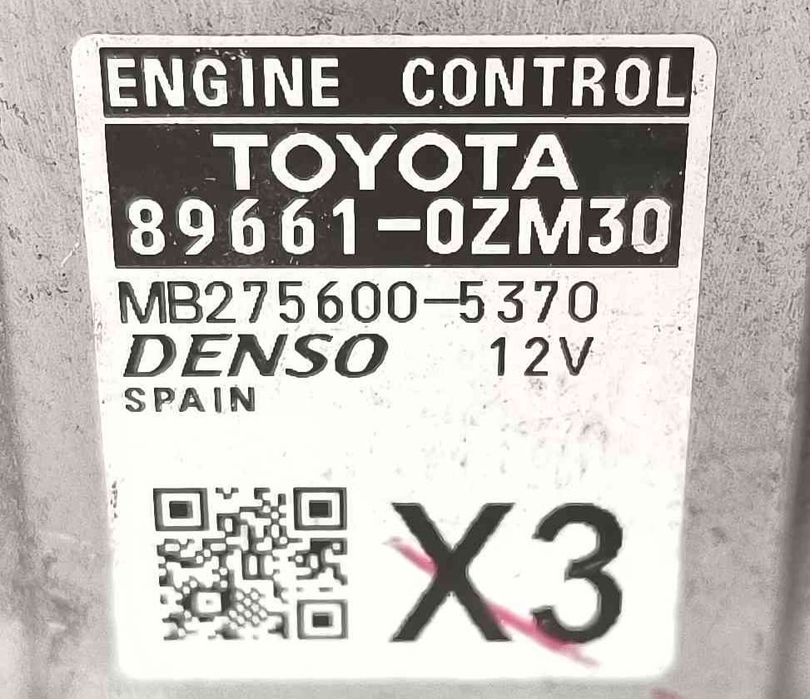 Centralina Motor / ECU 89661-0ZM30 - TOYOTA AURIS