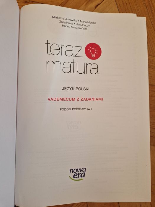 Język polski. Vademecum z zadaniami. Teraz matura.