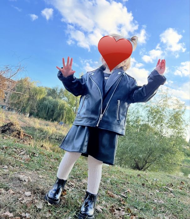 Дитяча кожанка(косуха) 2-4