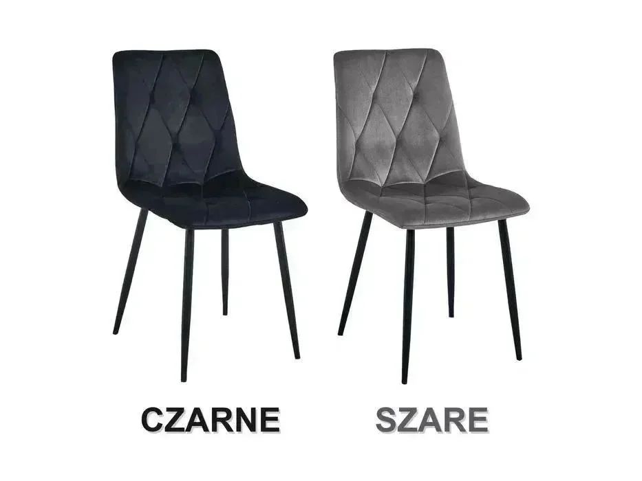 NOWY Stół Rozkładany 120/160x80 cm Duży z Krzesłami Do Kuchni Jadalni Salonu Stół Dąb Craft Czarny i Krzesła Kuchenny Meble do Domu Zestaw Komplet FV!