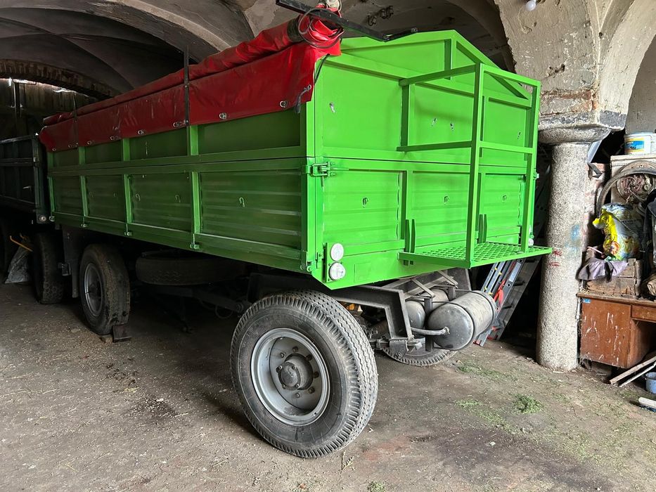 Przyczepa rolnicza Sanok D633 9 ton garażowana d50, d55 d47