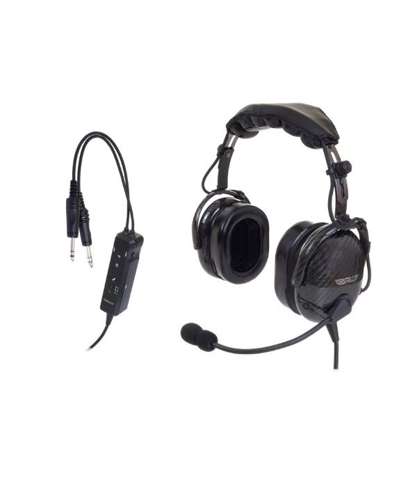 Słuchawki lotnicze z włókna węglowego GA-1600CF ANR + Bluetooth