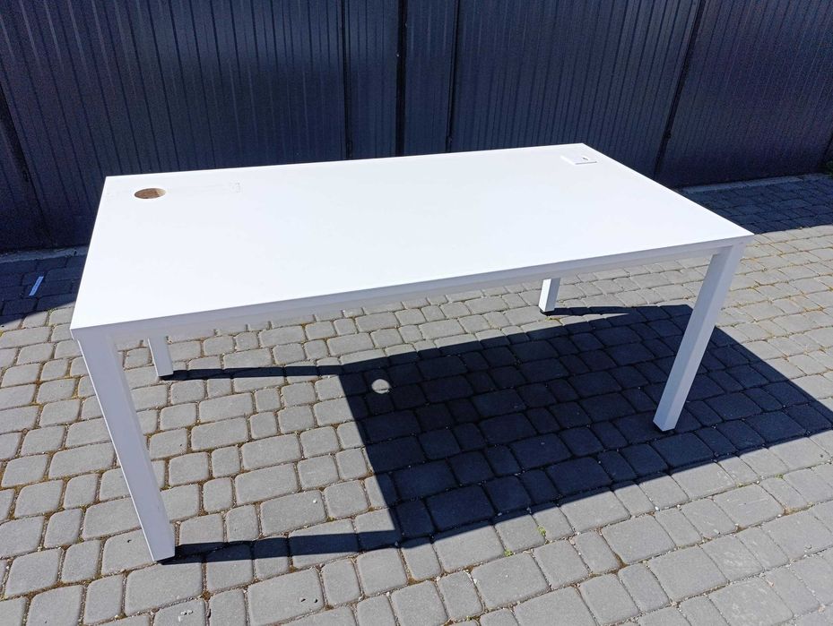 biurko stół biurowy 140-160/80 białe