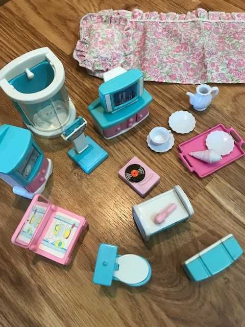 Mobílias de brincar + acessórios Barbie