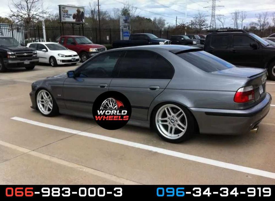 Новые диски R17 5x120 BMW E36 E39 E38 E60 E34 37 стиль разноширокие