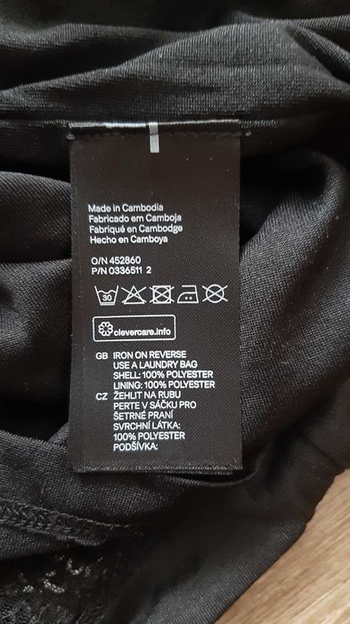 Плаття паєтки чорне H&M