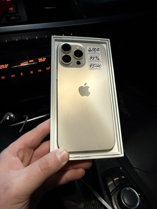 Продам Iphone 16 Pro Max 256 GB Desert Titanium 93% акб
