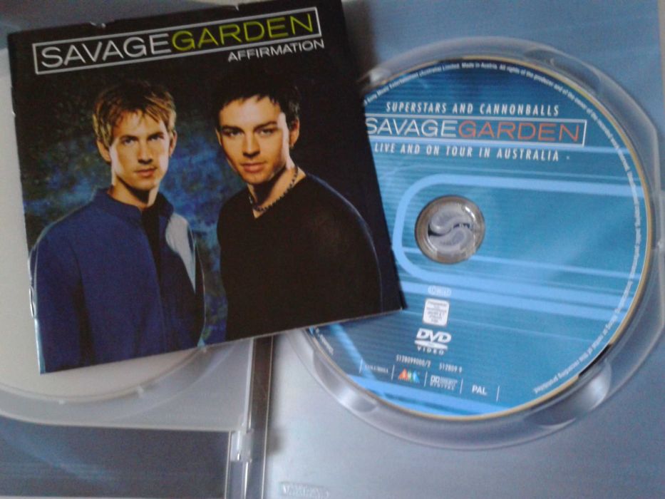 Savage Garden ‎– Superstars And Cannonballs DVD + Affirmation CD
