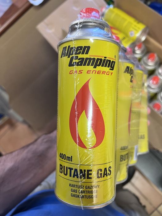 Газовий Балончик Alpen Camping 400ml/227г, Цанговий балон