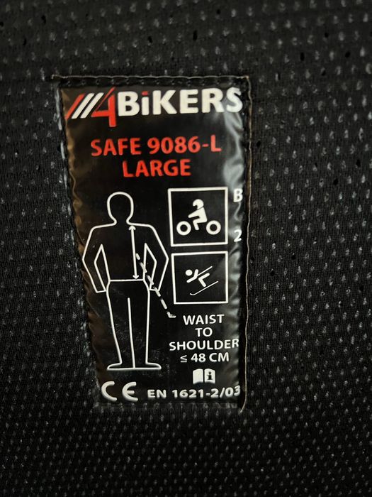 Ochraniacz na plecy Bikers rozm L