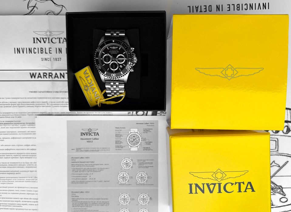 Годинник Invicta 48381 Pro Diver 43 mm. Master of the Oceans 100 MT