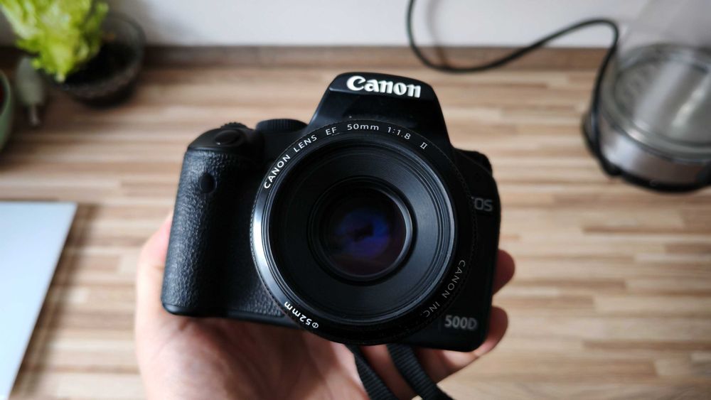 Canon EOS 500D + 2 obiektywy i torba, Super zestaw na początek