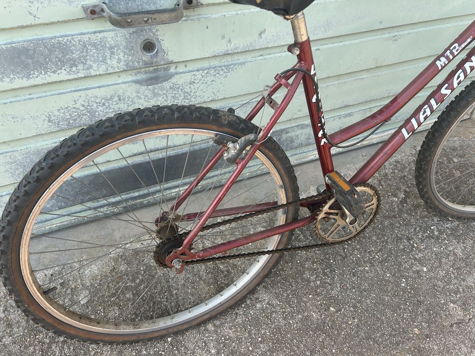 Bicicleta roda 26 bordeaux