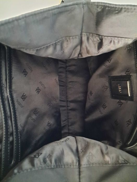 Kazar czarna torebka listonoszka shopper bag