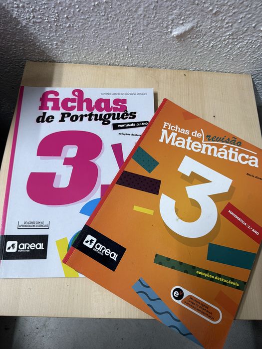 Livro Fichas e Manuais Escolares 3º Ano