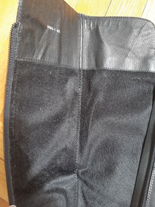 Mazaro wloskie ocieplane kozaki z naturalnej skóry. Jak Massimo Dutti