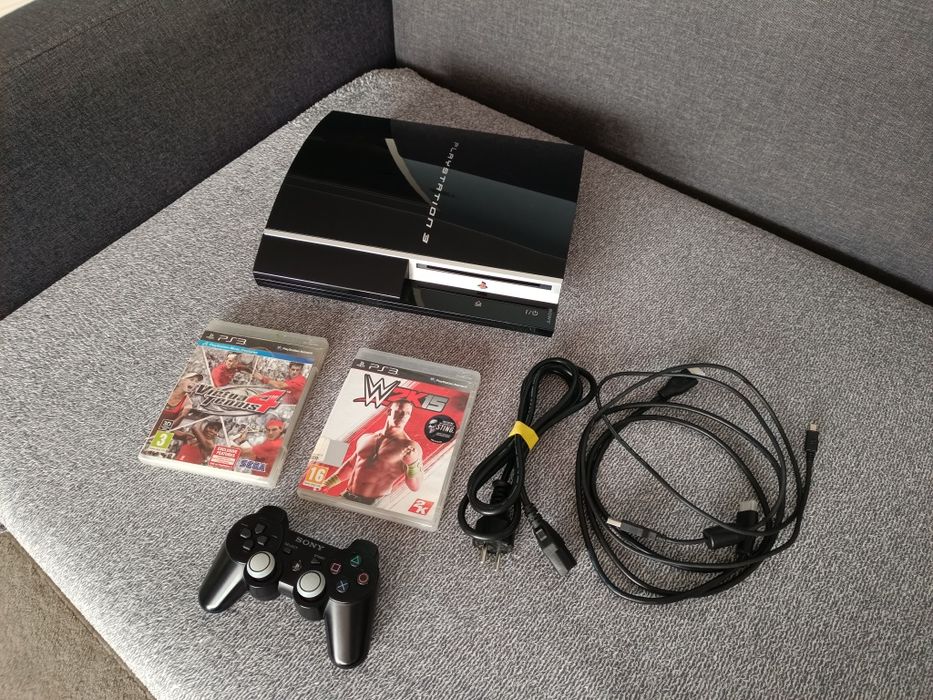 Sony PlayStation 3, PS3, CECHJ04, 40GB, 2 gry