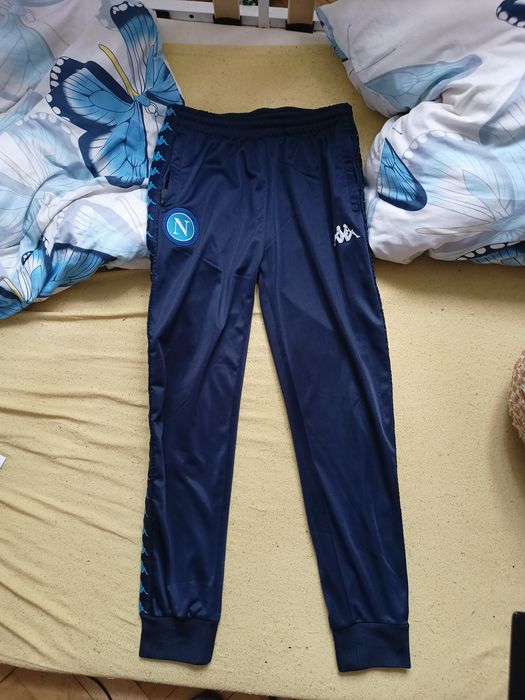 Napoli Fc spodnie dresowe kappa retro
