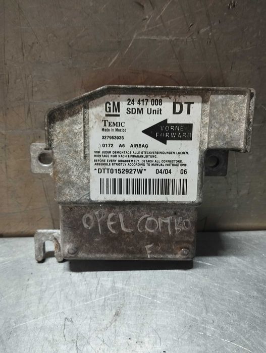 CENTRALINA DO AIRBAG OPEL CORSA C / COMBO 24417008