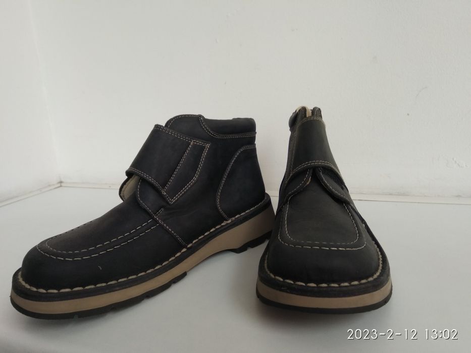 Ботинки унисекс нубук