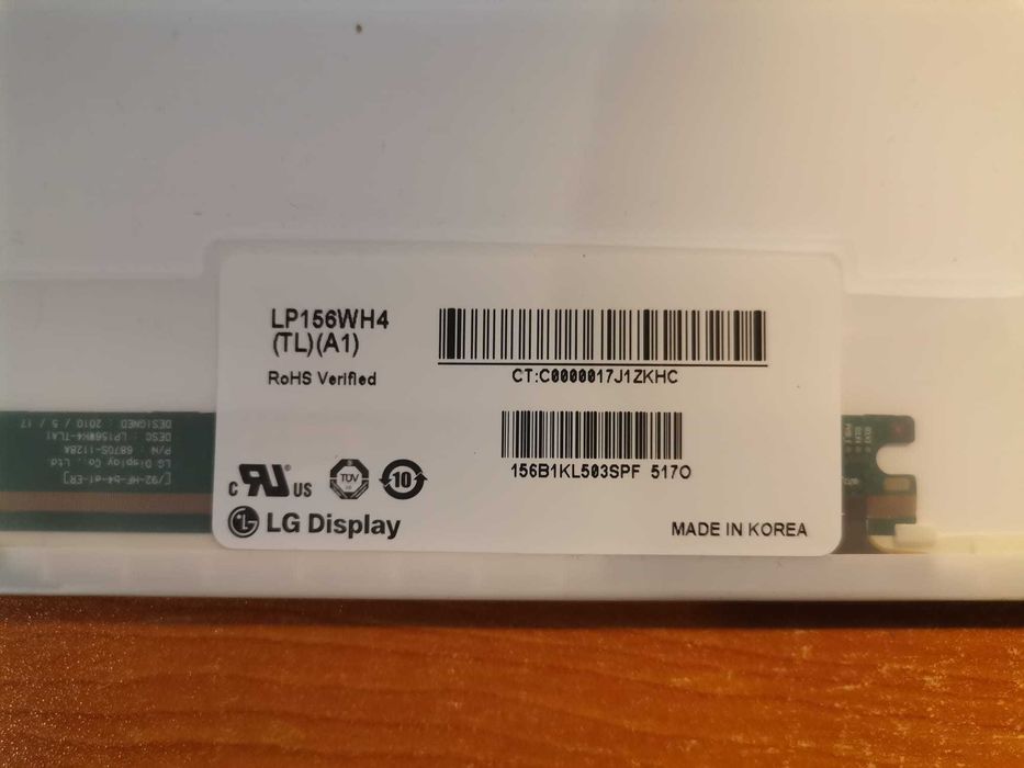 Monitor para portátil LCD Standard 15.6'' HD 1366x768 40 Pinos