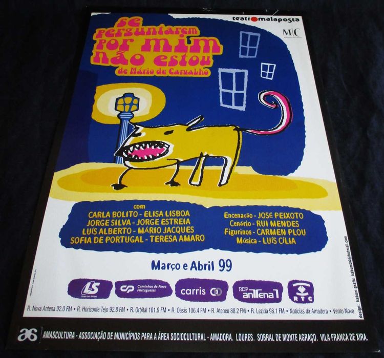 Cartaz Se perguntarem por mim não estou de Mário de Carvalho Malaposta