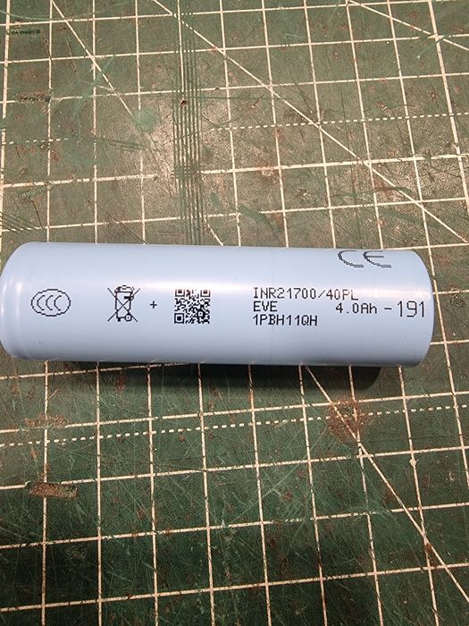 Елементи живлення EVE INR21700-40PL 4000mAh - 70A