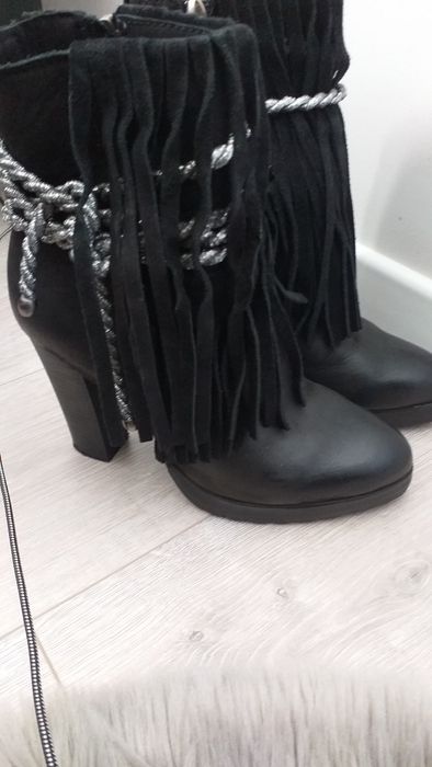 Botki skórzane Simen 38