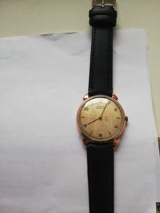 Doxa złoty 14 K zegarek męski