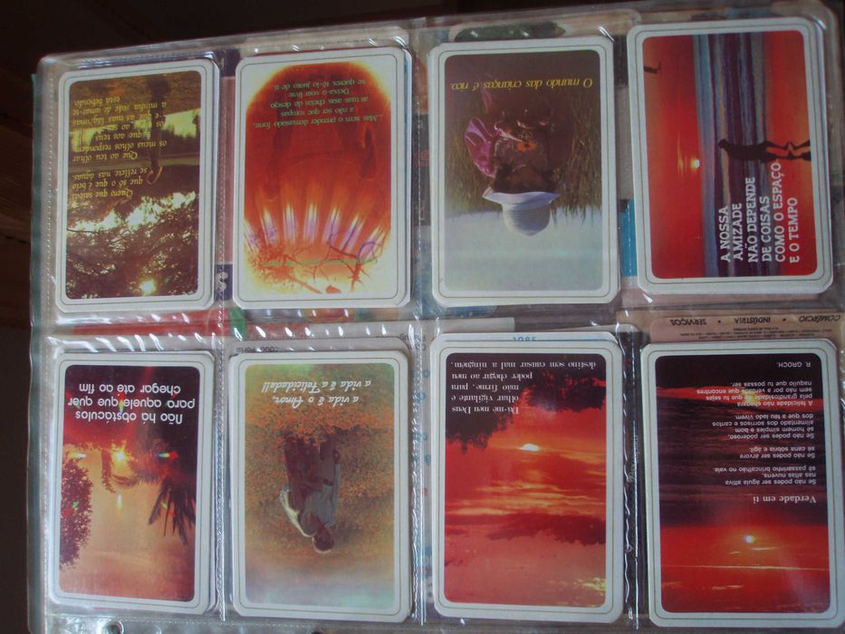 calendarios de bolso antigos