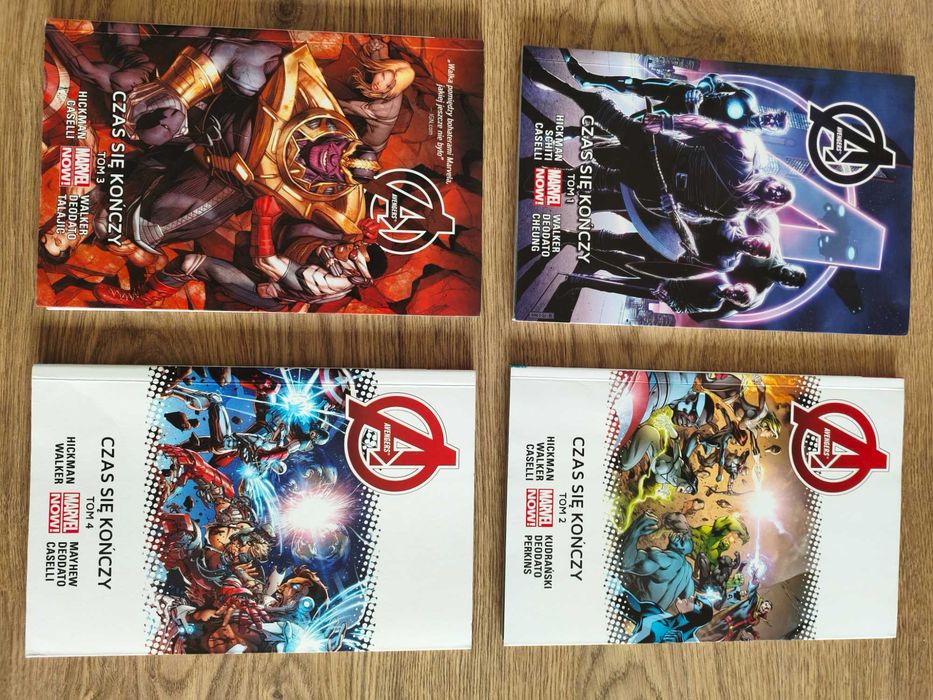 Marvel Komiks Avengers czas się kończy wszystkie tomy (1-4)