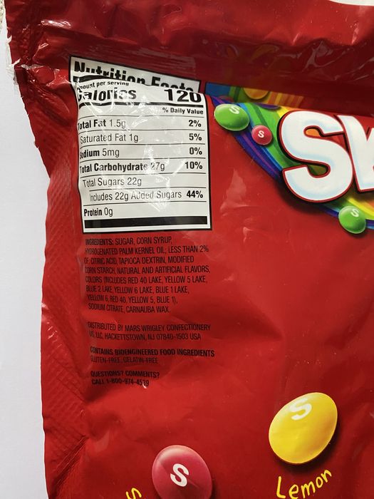 Драже Skittles Original 1,41 kg Party size