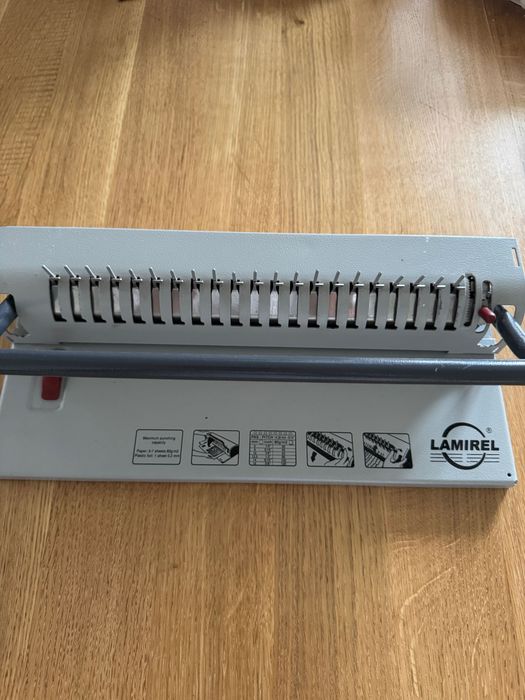 Bindownica grzebieniowa Lamirel Microband – stan bardzo dobry
